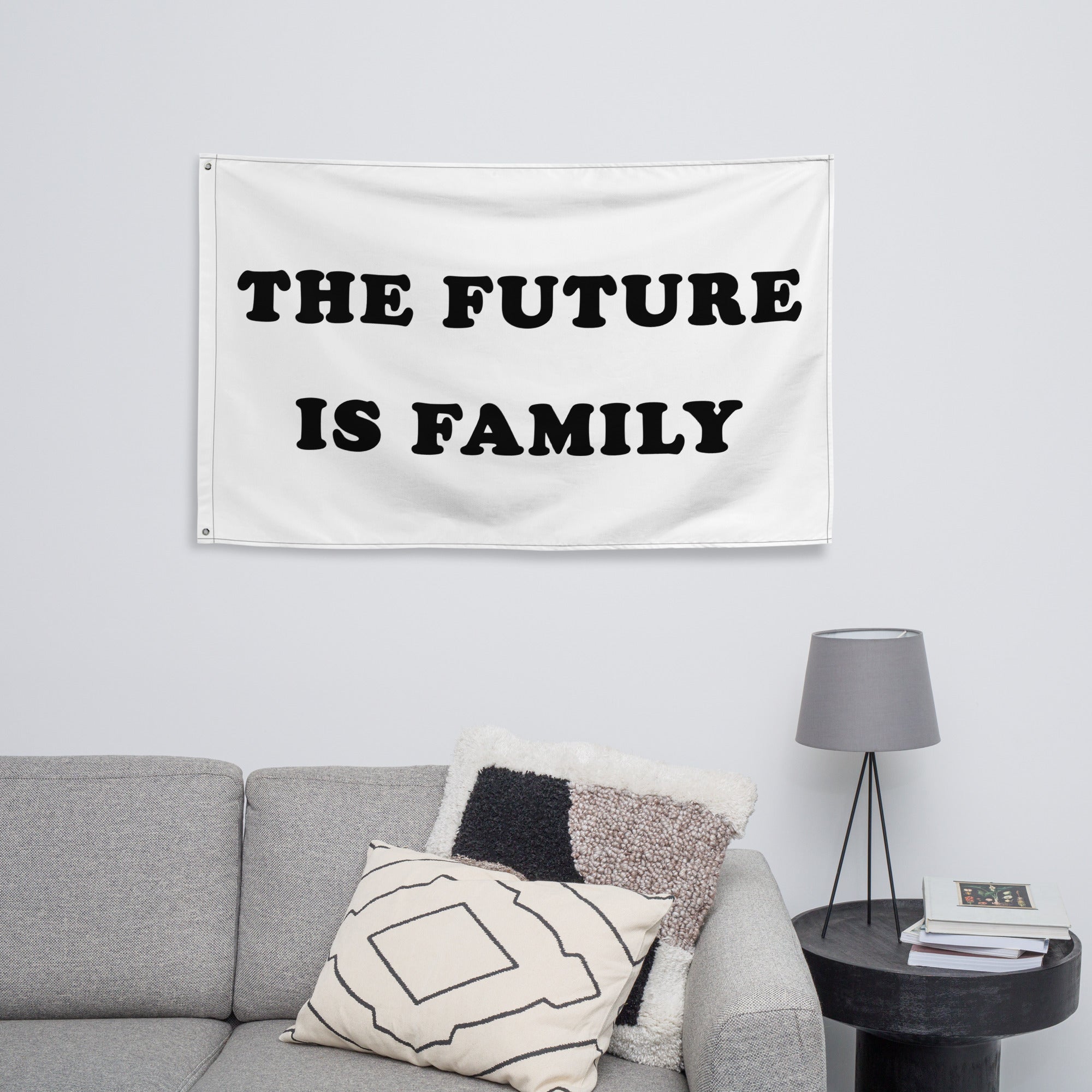 Classic The Future Is Family Flag